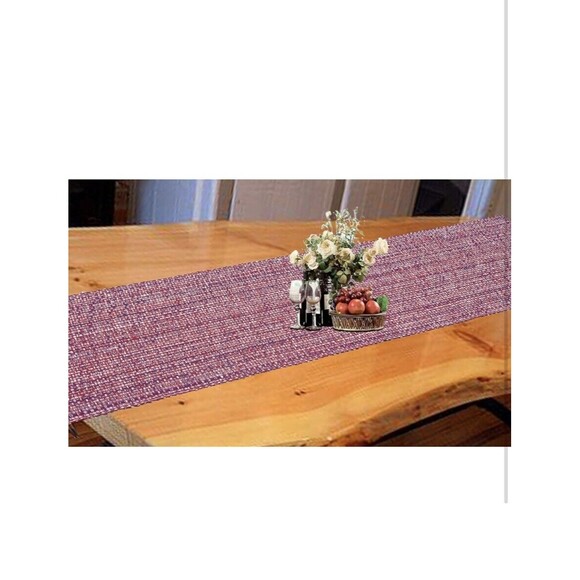 Farmhouse Patriotic Table Runner 100% Cotton 14" x 72" Red/White/Blue. NEW - Picture 2 of 2